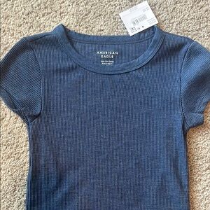 American Eagle Outfitters Blue Short Sleeve Tee